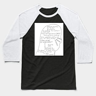 In My Head (white background) Baseball T-Shirt